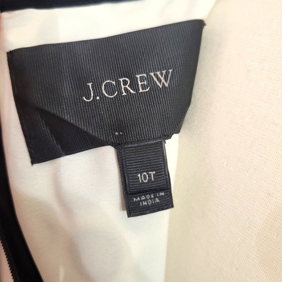 J.CREW Woman's Black & White Eyelet Dress size 10T - Picture 9 of 15